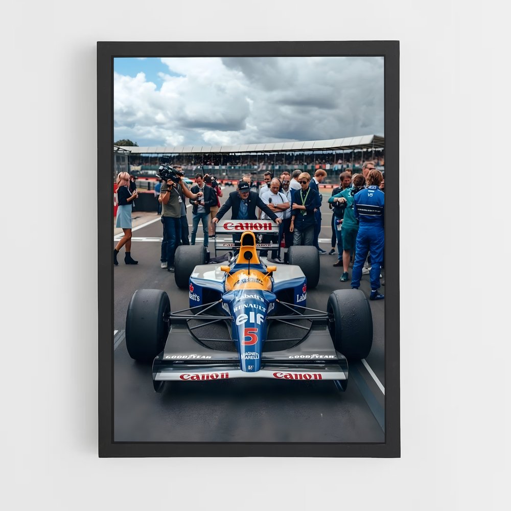 Poster Williams D'une – affiche Voitures de Formule 1 (vue 2)